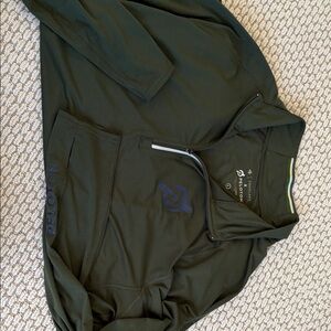 Peloton Forest Green Zip Pullover